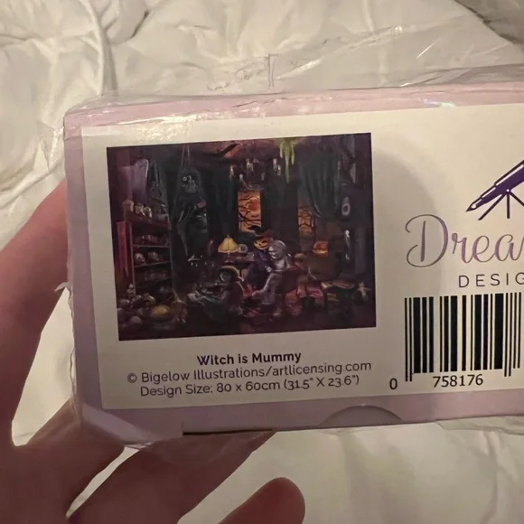 Witch is mummy Scene Diamond Painting Kit - Picture 6 of 6